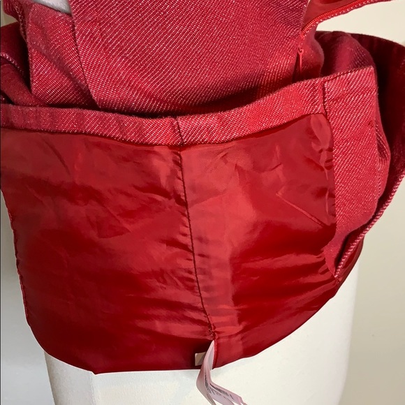 Kate Spade Saturday Apron red vintage Dress size 2 - Picture 14 of 15